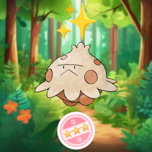 Shundo Shroomish  (100% IV + Shiny)